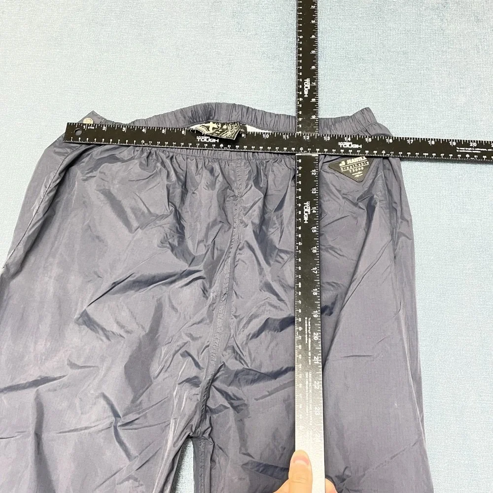 Jeantex Track Rain Pants Mens XL Gray Breathable Training Waterproof T3000